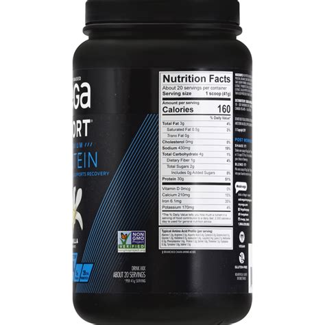 Vega Drink Mix Premium Protein Vanilla Flavored 292 Oz From