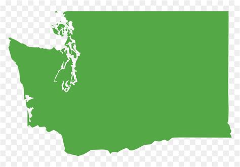 Washington State Icon In Lime Green Washington State Hd Png Download