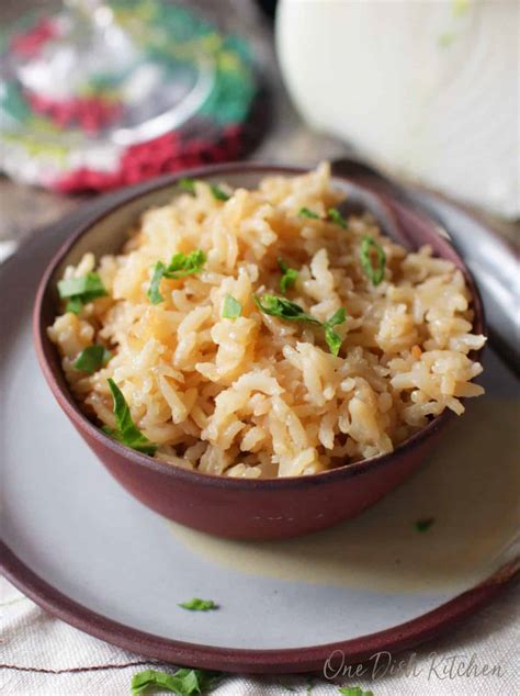 Rice Pilaf For One One Dish Kitchen