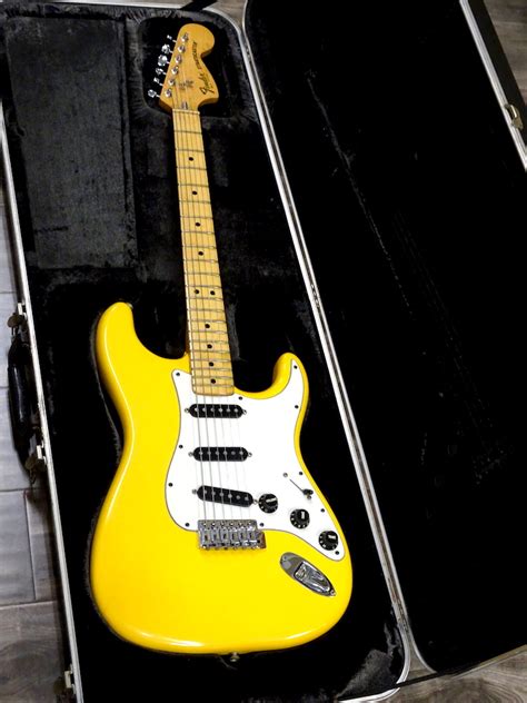 Fender Stratocaster International Color 1979 Monaco Yellow Guitar For