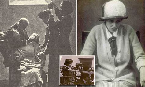 Hunger Striking Suffragettes Are Pictured In Rare Images Daily Mail Online