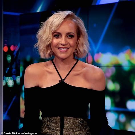 Fans Go Wild Over Carrie Bickmores Sexy Look On The Project Daily Mail Online