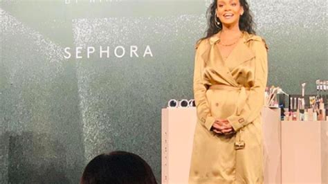 Entrepreneur Rihanna Attends Fenty Beauty Event In