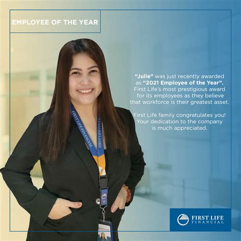 2021 Employee Of The Year Eoy First Life