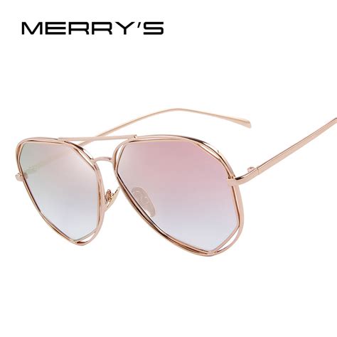Köp Merrys mode solglasögon Classic Twin Beams Coating Mirror platt