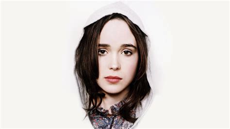 X X Celebrity Girl Woman Brown Eyes Ellen Page