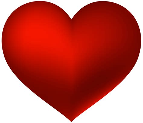 Red Heart Transparent Png Clip Art Love