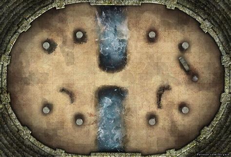 22x15 Roll20 Sand Battle Arena Dndnext Dungeon Tiles Dungeon Maps