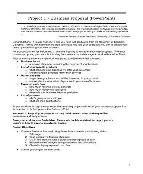 Business Idea Template For Proposal Launcheffecthouston
