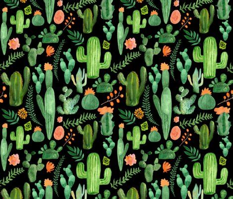 Free for commercial use no attribution required high quality images. Green Cactus on Black Background wallpaper - saguaro ...