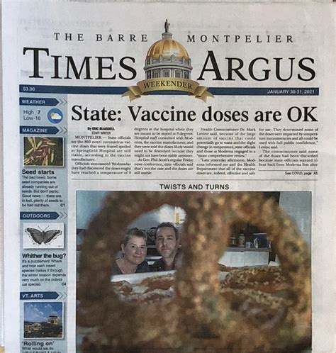Not want to gloat about press but we were contacted by the Times Argus