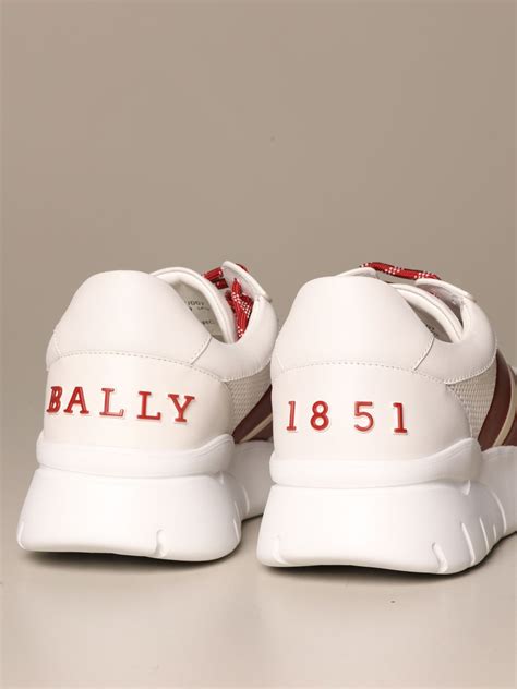 Bally Byllet Sneakers In Leather With Trainspotting Logo Sneakers