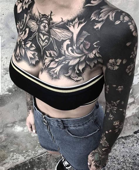 Blackout Tattoo Ideas For Women