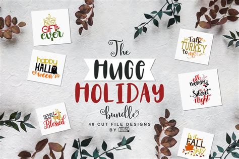 Download The Huge Holiday SVG Bundle (300687) | SVGs | Design Bundles