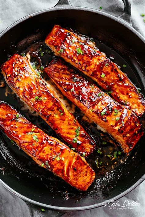 Or make this sweet and spicy salmon for meal prep! Firecracker Salmon Recipe - Cafe Delites