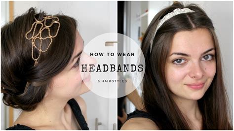 Six Ways To Wear Headbands Youtube