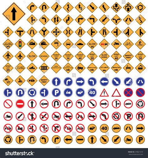 Meaning And Importance Of Road Sign Blue Background Red Cross In