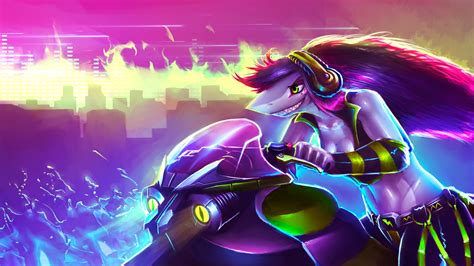 Furry Anthro Mayhem Lapfox Motorcycle Wallpapers Hd