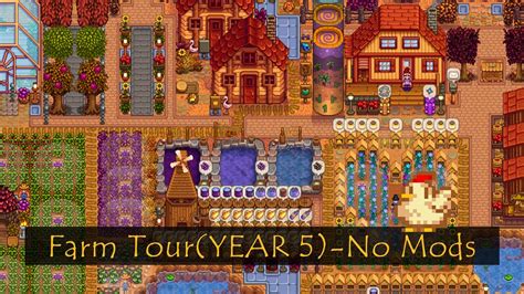 Stardew Valley Forest Farm Tour year 5 - No mods. 