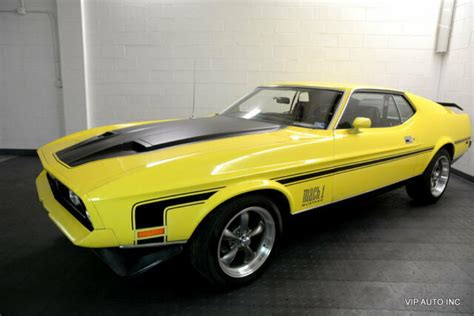 1971 Ford Mustang Mach 1 Grabber Yellow With 54925 Miles Available