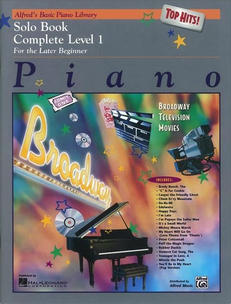 Alfred Music Publishing Basic Piano Library Top Hits Solo Book Complete 1 1a1b Παρτιτούρα