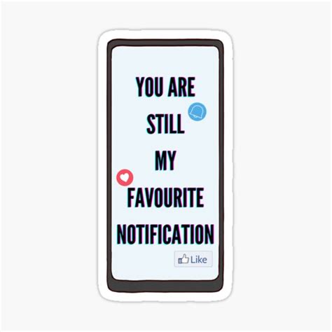 My Favourite Notification Sticker By Remira22 Redbubble