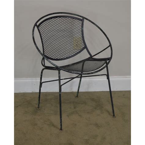 Salterini Vintage 1960s Wrought Iron Radar Patio Lounge Chair Chairish