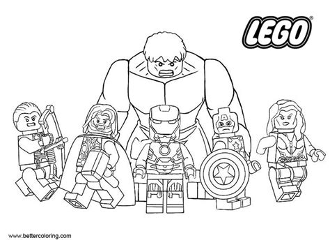 LEGO Marvel Superhero Coloring Pages  Free Printable Coloring Pages