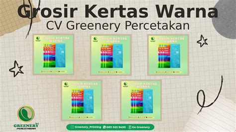 PALING MURAH WA 0811–5239–490 Grosir Kertas Warna di Palangkaraya by
