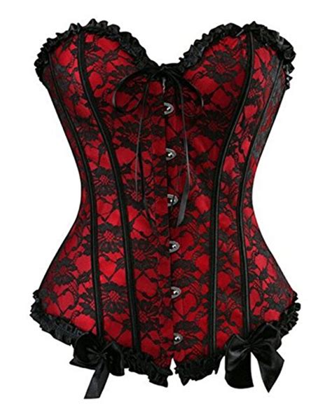 Best Red And Black Corset Top A Fashion Statement Thats Alluring And Comfortable