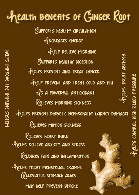 Health Benefits Of Ginger Root