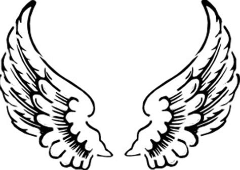 Angel Wings Vector Art Clipart Best