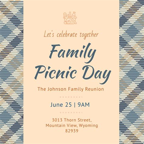 Picnic Invitation Create Picnic Invitations Card With Message In 5 Minutes