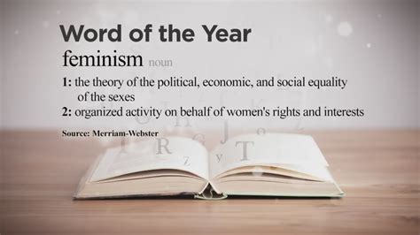 Merriam Webster Says ‘feminism Is The Word Of The Year Youtube