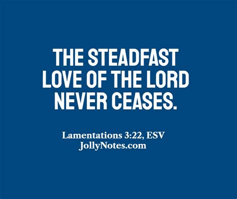 The Steadfast Love Of The Lord Never Ceases Daily Bible Verse Blog