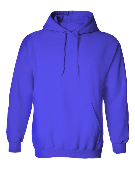 Royal Blue Hoodie Jacket Without Zipper Cutton Garments Blue Hoodie