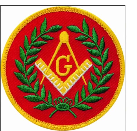 Masonic G Embroidery Badge For Clothing Iron On Embroidery Badge Sewing