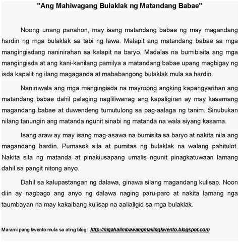 Printable Halimbawa Ng Maikling Kwentong Pambata Image Inspiration Images