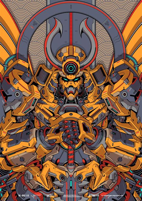Ultimate Mech Vector Works Collection 2018 On Behance Japanese Art