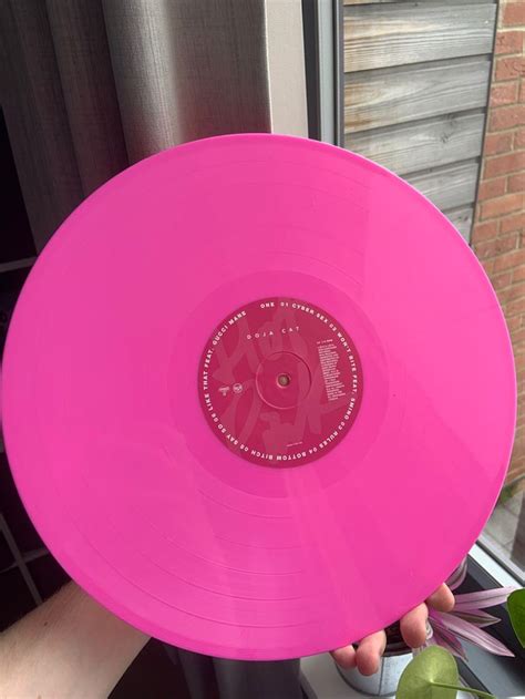 Doja Cat Hot Pink Vinyl Aesthetic Vinyl House Vinyl Designs