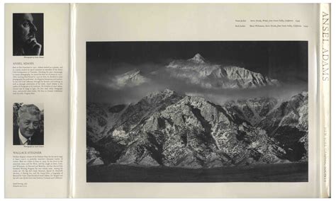Lot Detail Ansel Adams Signed Copy Of His Oversized Photography Book
