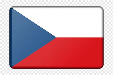 체코 공화국의 국기 기타 푸른 각도 Png Pngwing