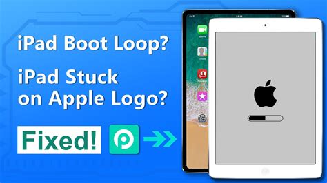 How To Fix Ipad Boot Loop Stuck On Apple Logo Without Data Loss Youtube