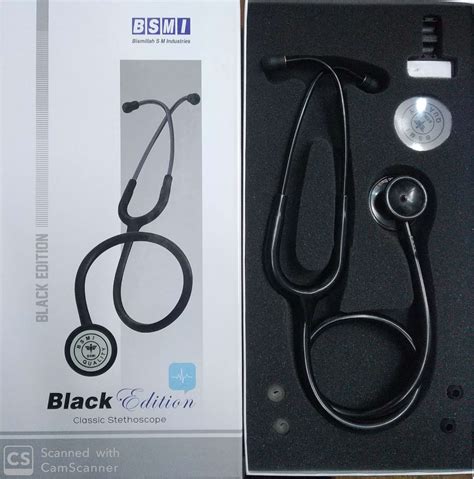 BSMI Classic Stethoscope - Black Edition - Medistore