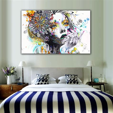 25 Lovely Canvas Painting For Bedroom Home Decoration And Inspiration