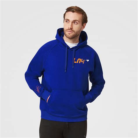 It uses the negetive space of the l and n to create his drivers number 4. Lando Norris Ln4 Hoodie - McLaren F1 | Fuel For Fans