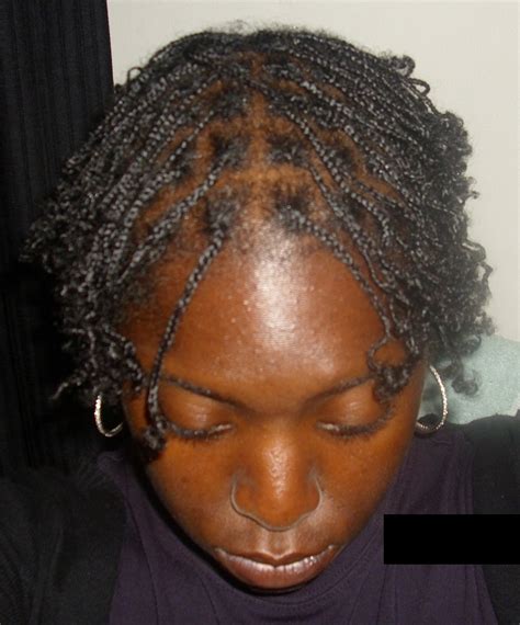 Beautiful Kinks Pixie Box Braids On Natural Hair No Extensions 92690