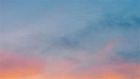 Sky Gradient Clouds Sunset 4k Hd Wallpaper