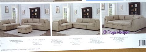 The seating is designed to provide comfort and support with seat cushions that feature pocket coils and sinuous springs for the. Costco - Thomasville 6-Pc Modular Fabric Sectional $999.99 ...