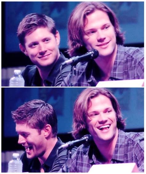Their Smiles Are Perfect Supernatural Convention Supernatural Jensen Jensen Ackles Jared